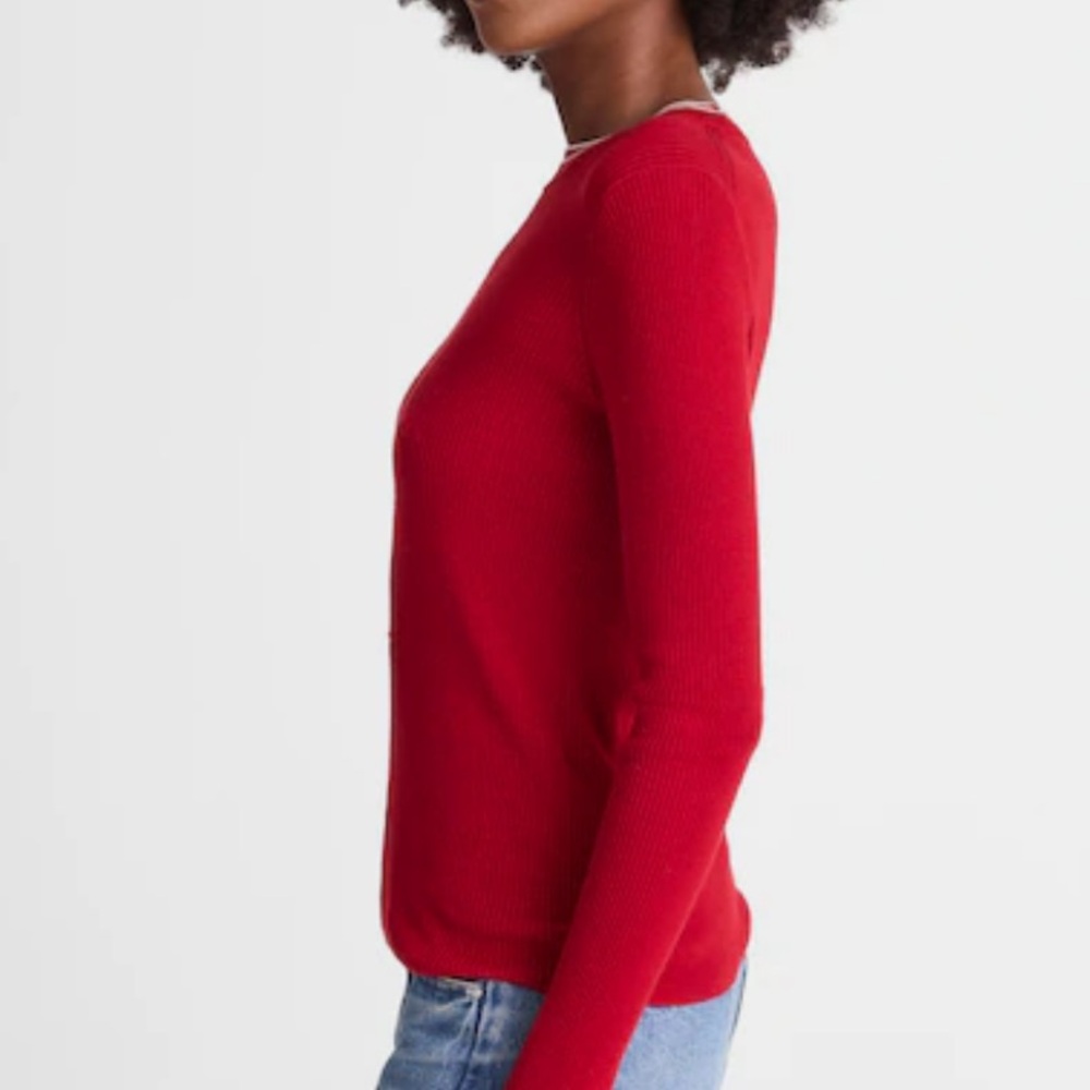 NWT Madewell merino silk blend sweater - Picture 5 of 12